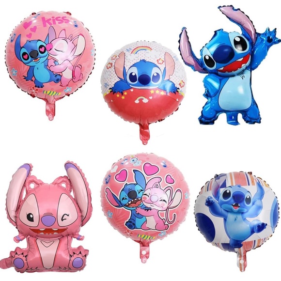 NEW STITCH BIRTHDAY PARTY FOIL BALLOONS - 6 - Picture 2 of 4